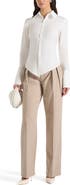 Manière De Voir Sonia Tailored Cotton Cinch Shirt