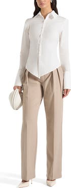 Manière De Voir Sonia Tailored Cotton Cinch Shirt