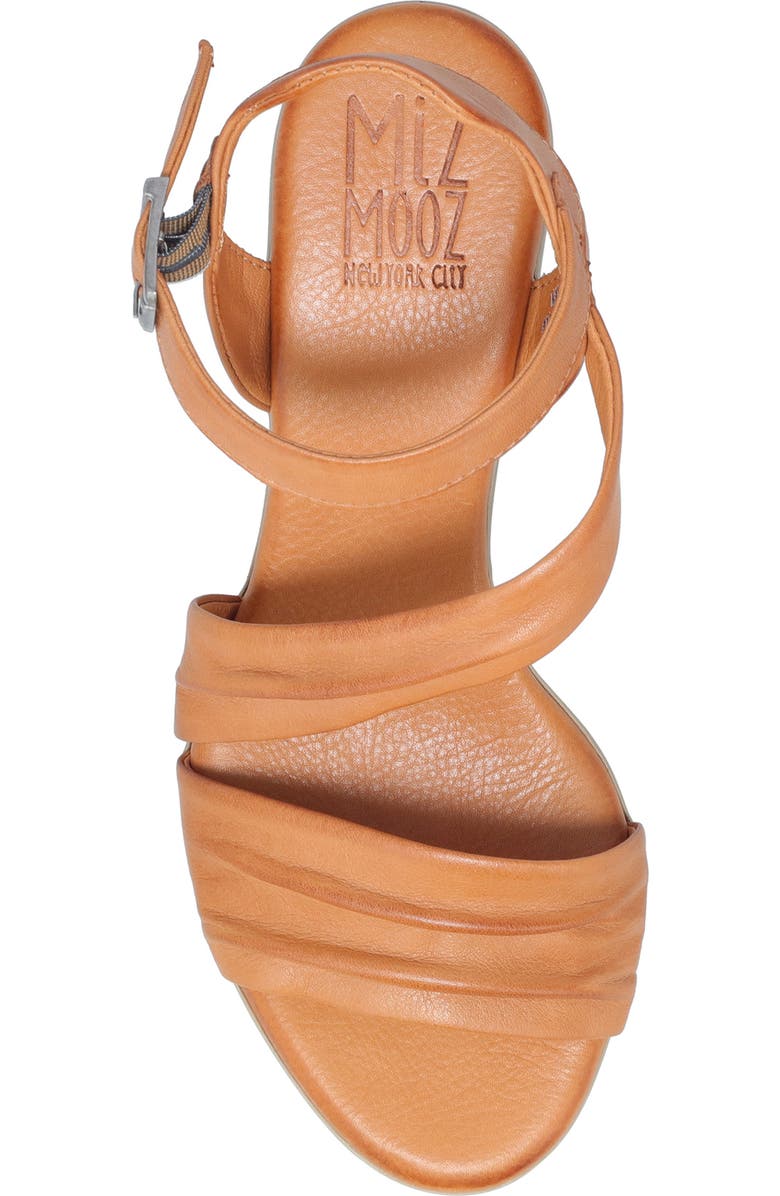 Miz Mooz Kailee Ankle Strap Sandal, Alternate, color, Brandy