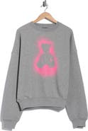 Palm Angels Bear Logo Graphic Sweatshirt