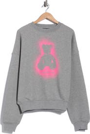 Palm Angels Bear Logo Graphic Sweatshirt
