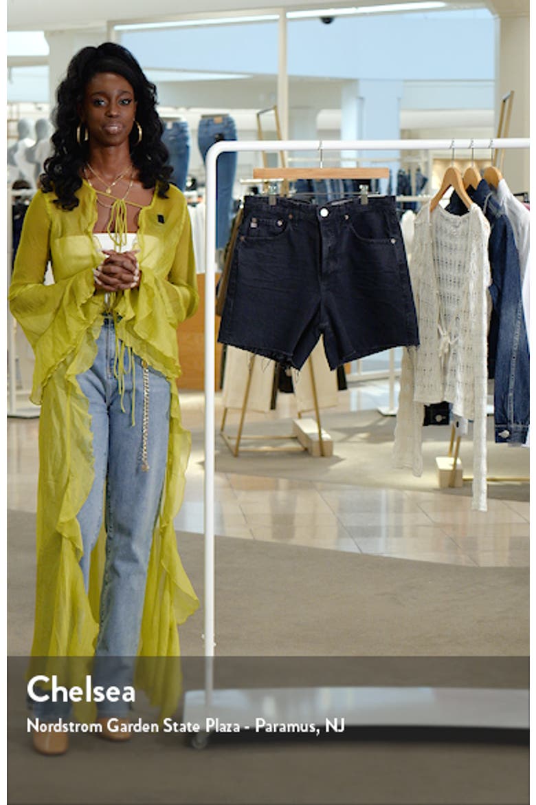 Clove High Waist Cutoff Denim Shorts video
