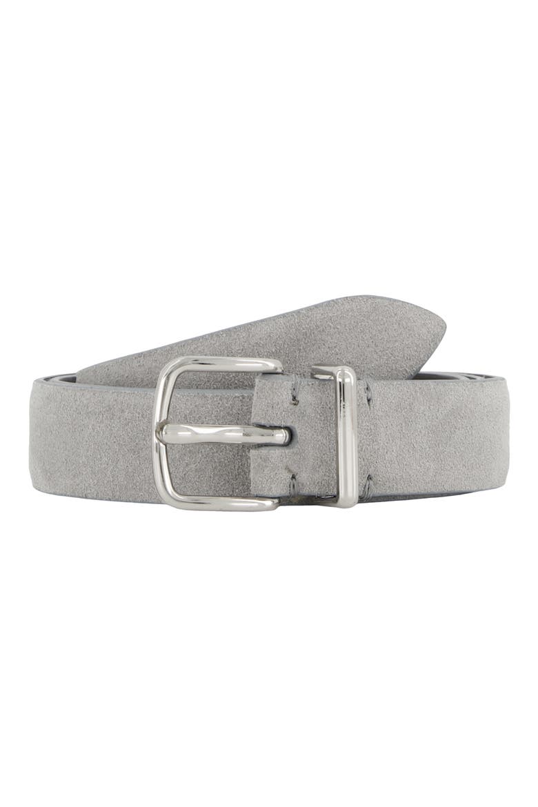 Kaia Suede Belt, Main, color, PALE TIDE