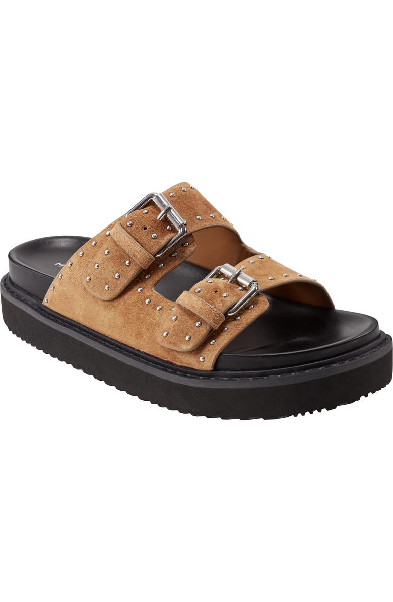 Marc Fisher LTD Agusta Slide Sandal, Main, color, Light Natural