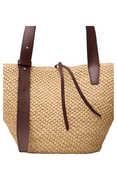 Lie Studio Lié Studio The Small Bianca Woven Raffia Tote