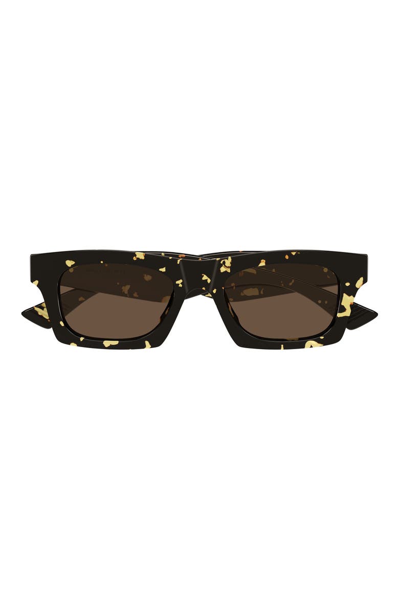 51mm Rectangular Sunglasses, Main, color, HAVANA