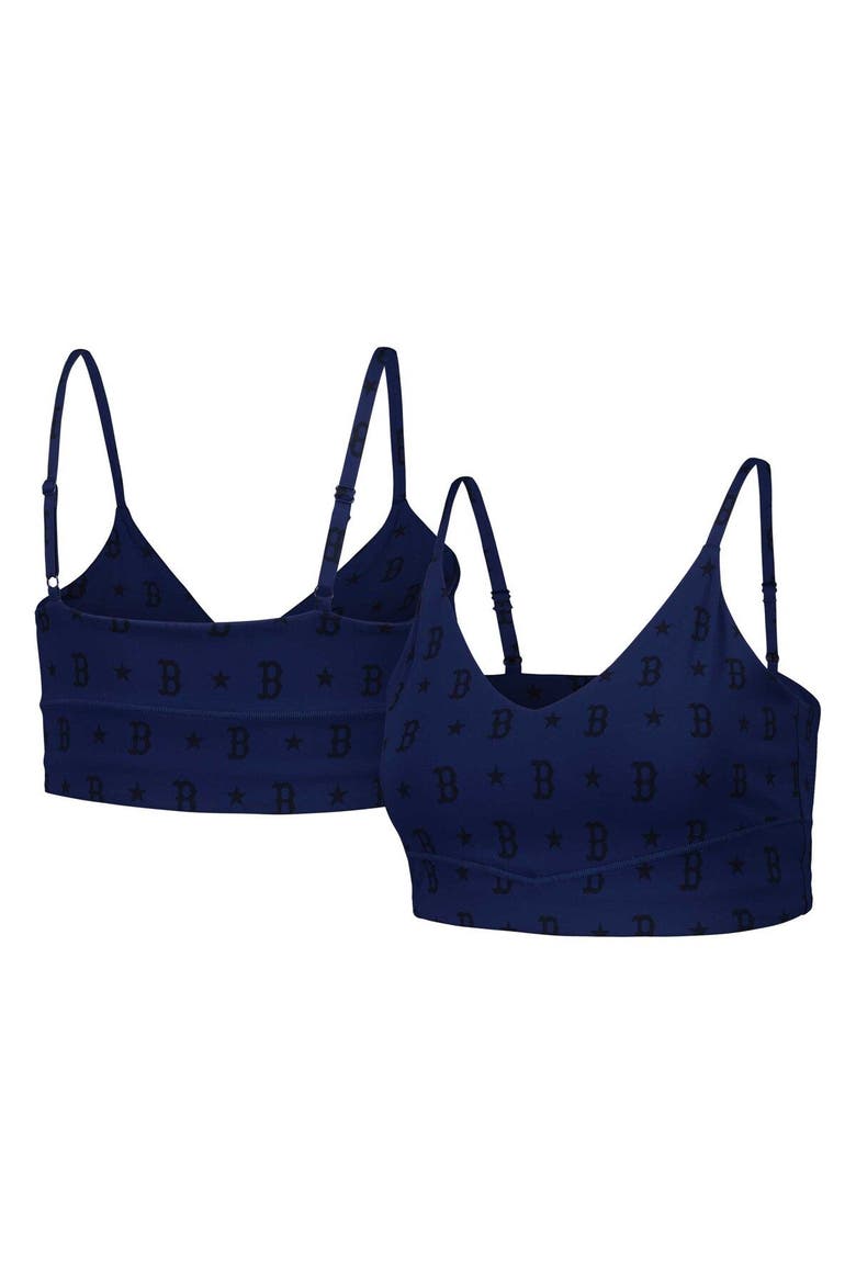 Women's Terez Navy Boston Red Sox Active Bra, Main, color, Navy