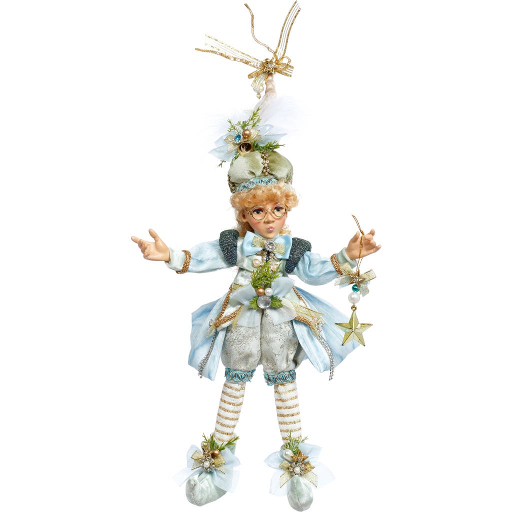 Mark Roberts North Pole Believe Elf, Small In Blue