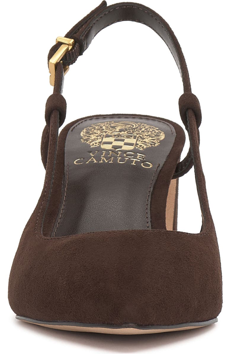 Vince Camuto Haslie Slingback Sandal, Alternate, color, Brownie Torano Suede