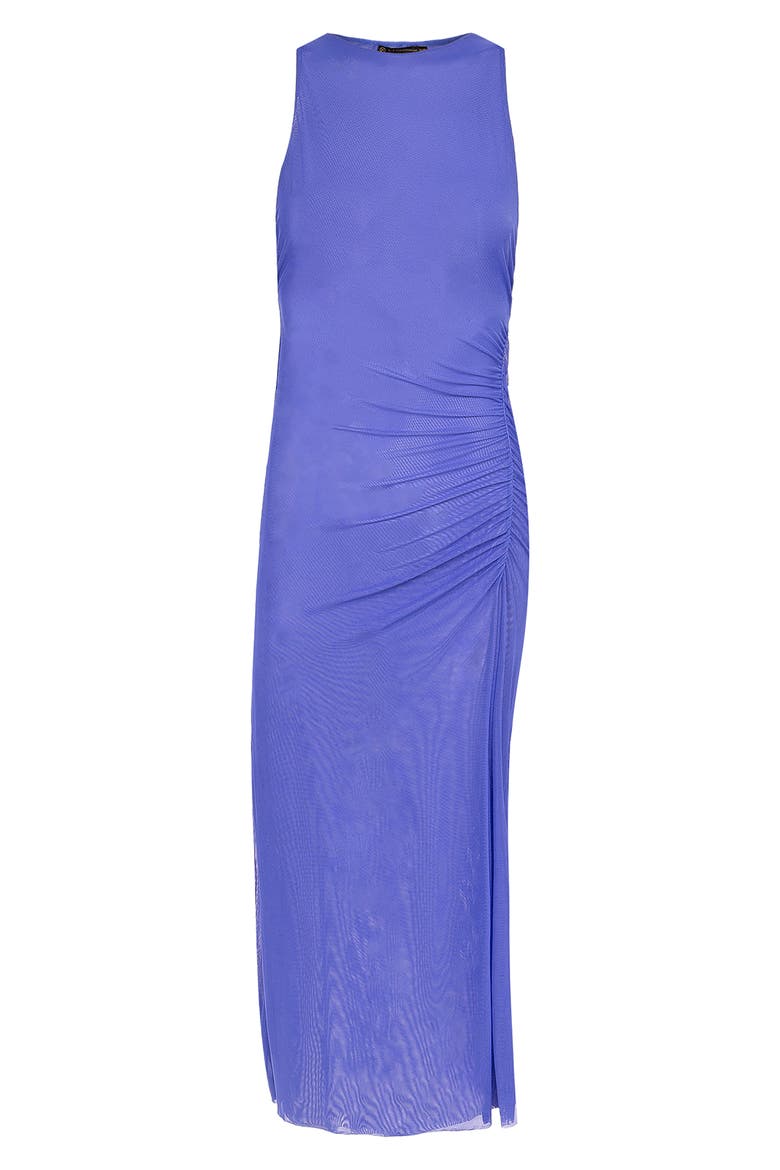 Getty Mesh Cover-Up Dress, Alternate, color, BLUE