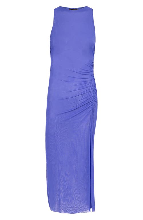 Vix Swimwear Getty Mesh Cover-up Dress In Blue