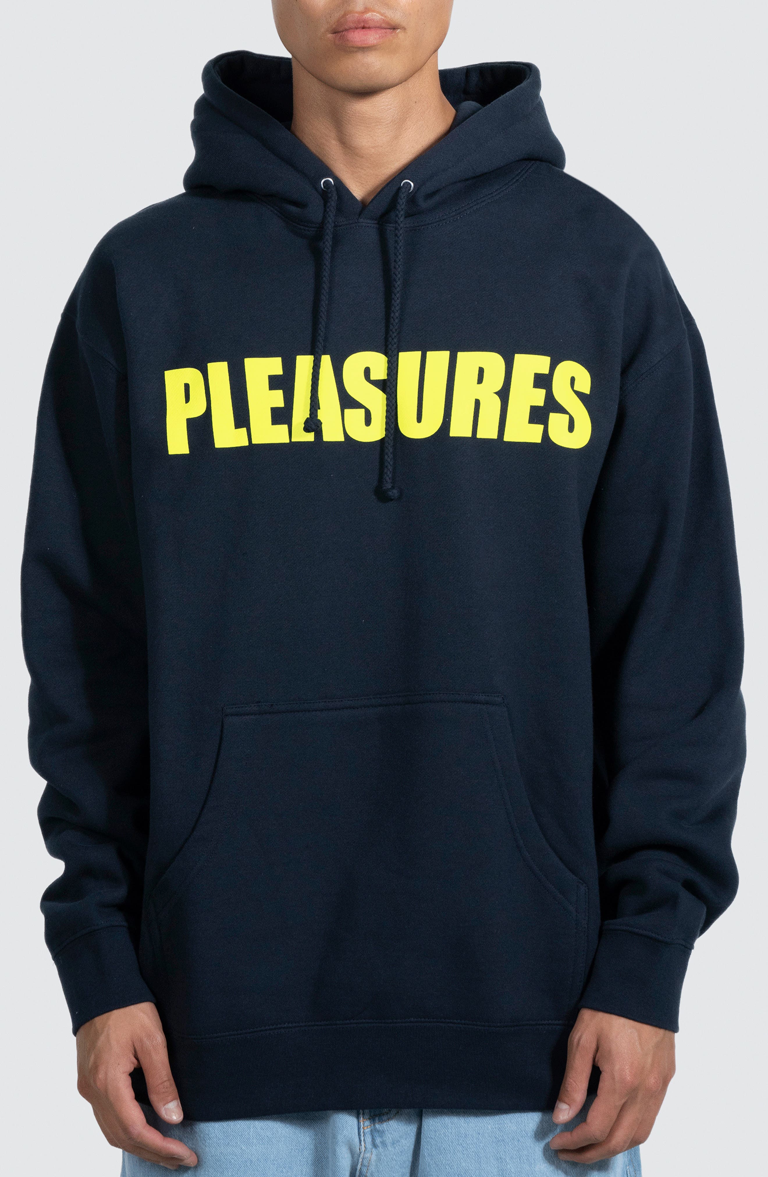 PLEASURES Security Cotton Graphic Hoodie (Men) | Nordstromrack