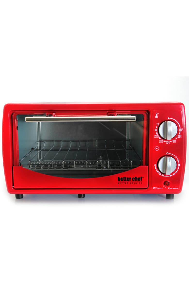 9 Liter Toaster Oven Broiler, Alternate, color, Red