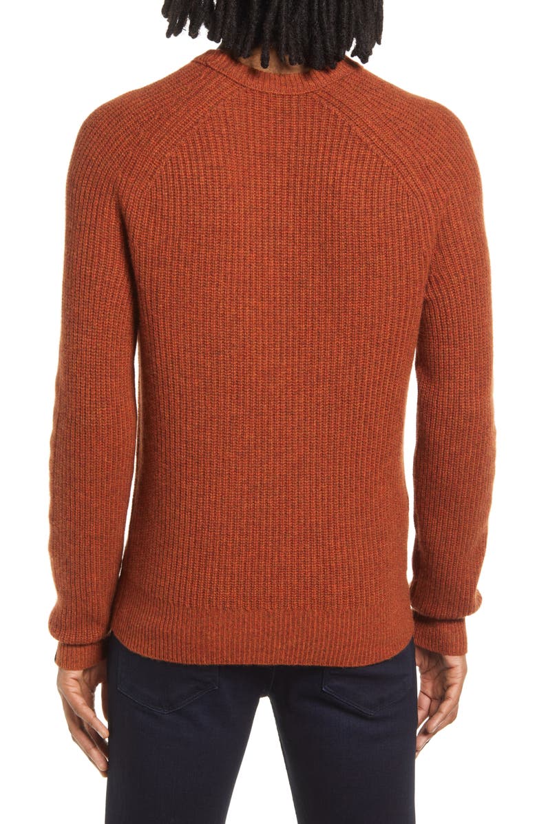 rag & bone Pierce Marled Cashmere Crewneck Sweater, Alternate, color, 