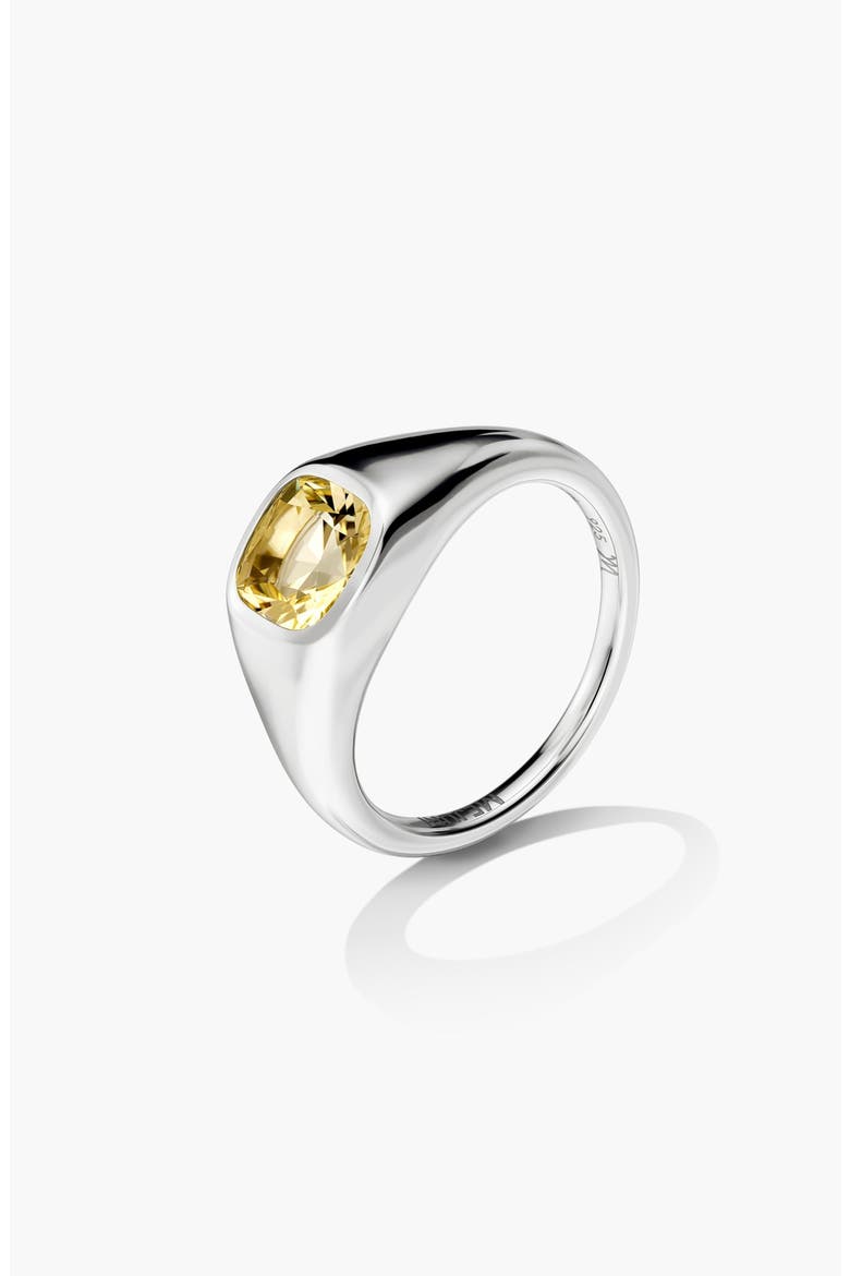 Jude Pinky Signet Ring, Alternate, color, Champagne Quartz