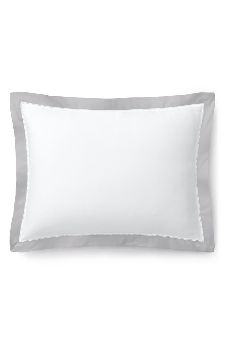 Ralph Lauren Contrast Border Organic Cotton Sham, Main, color,