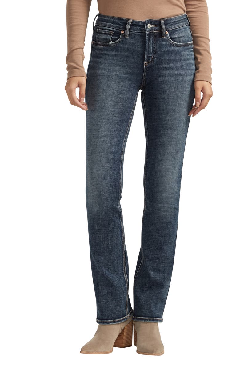 Silver Jeans Co. Suki Slim Fit Bootcut Jeans, Main, color, Indigo