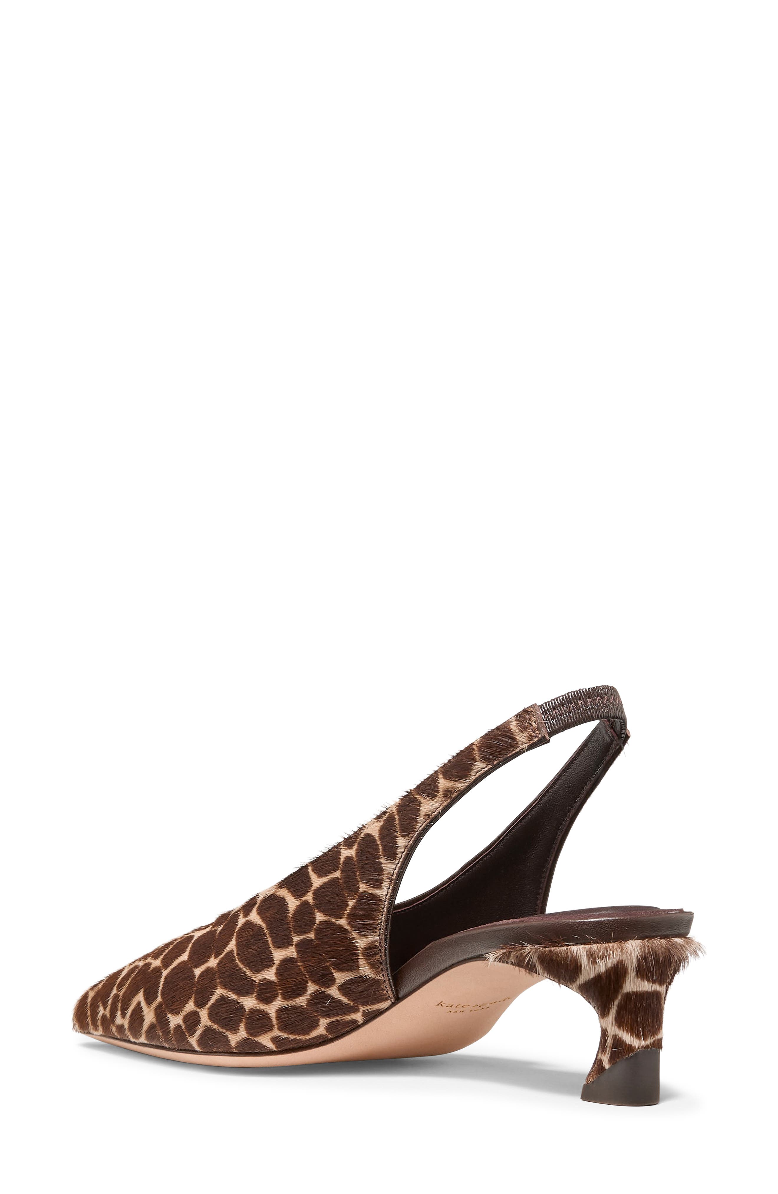 Viv Slingback Pointed Toe Pump, Alternate, color, HOT FUDGE MULTI