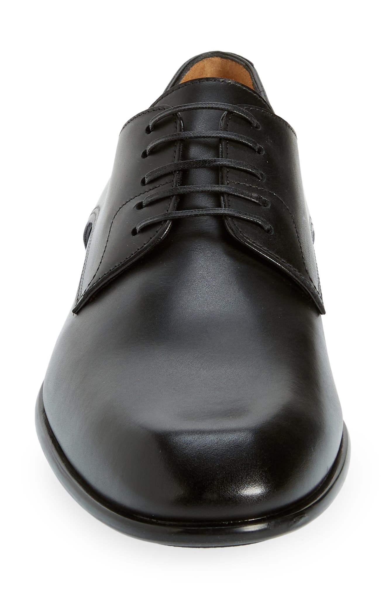 FERRAGAMO Fosco Plain Toe Calfskin Derby, Alternate, color, 