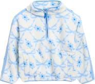 MARGAUX AND LEXI Kids' Quarter Zip Pullover Sweater
