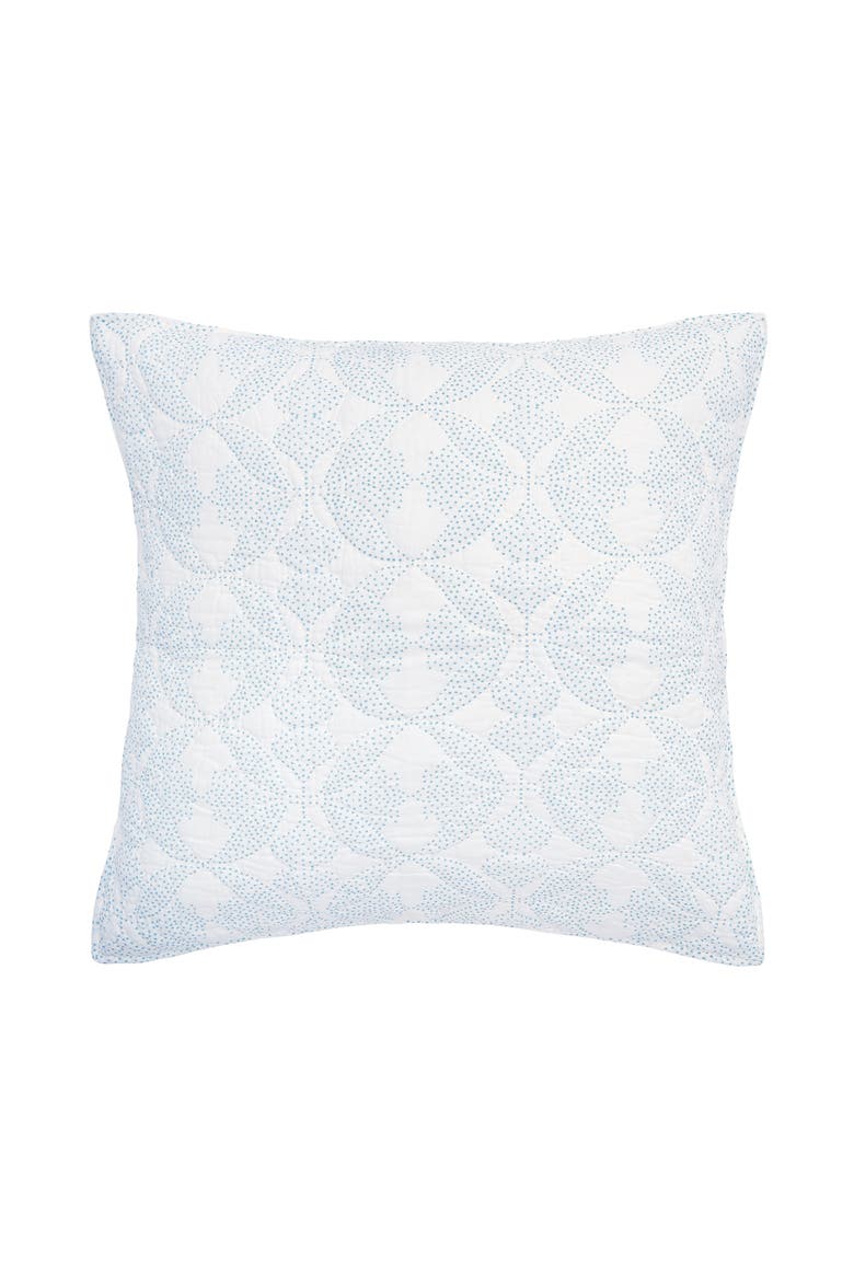 Paloma Cotton Euro Sham 26" x 26", Main, color, Off-White
