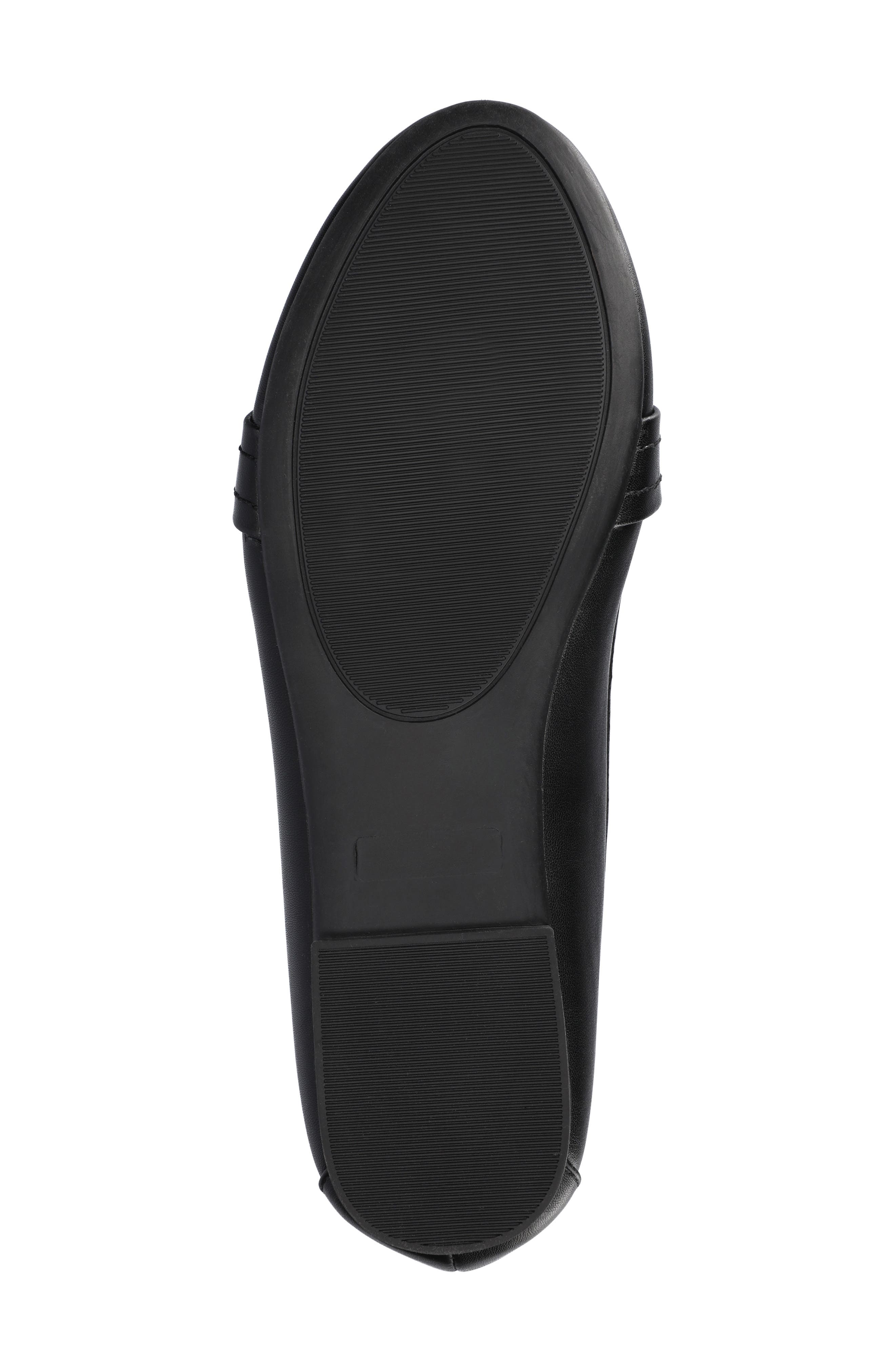 Marci Knotted Strap Loafer - Wide Width Available, Alternate, color, BLACK PU