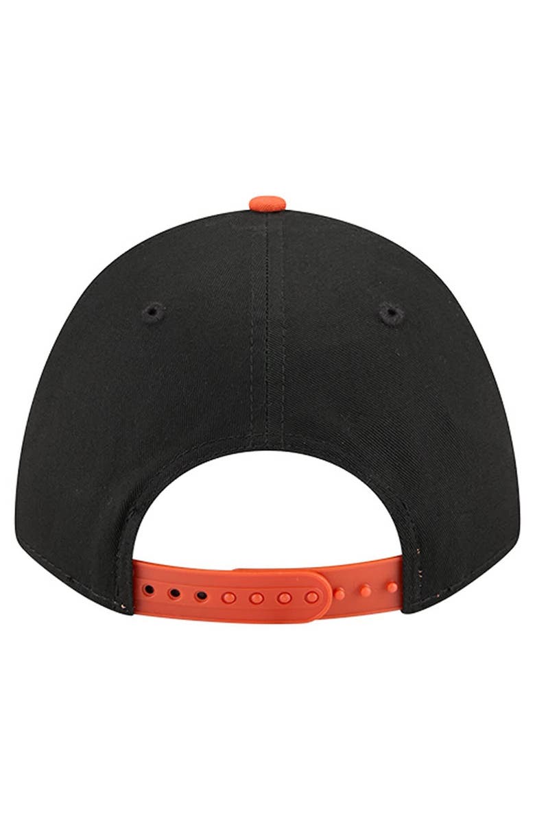 New Era Men's New Era  Black Cincinnati Bengals  Arch COOLERA 9FORTY A-Frame M-Crown Adjustable Hat, Alternate, color, Black