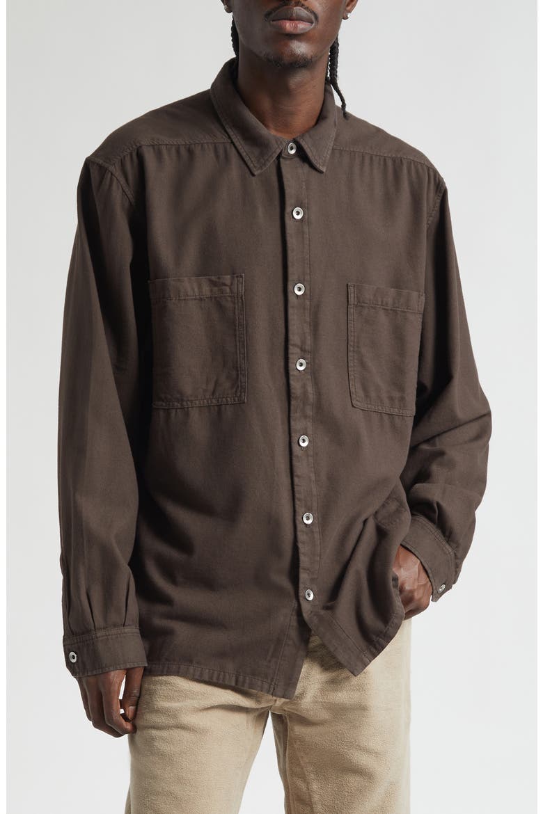 Darkshadow Jumbo Overshirt, Main, color, DARK DUST