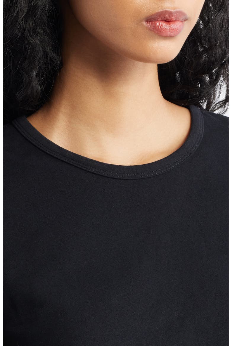 Reese Oversize Cotton T-Shirt, Alternate, color, BLACK