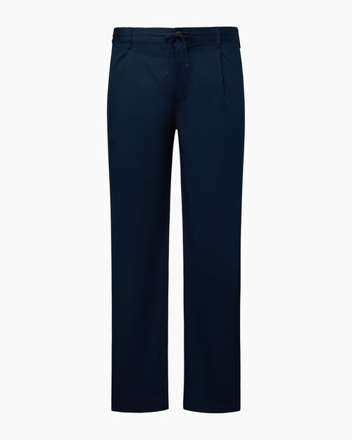 Onia Garment Dye Cotton Drawstring Pant In Deep Navy