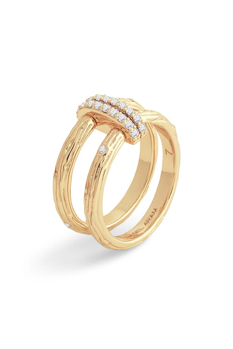 Enchanted Forest Double Stack Ring, Main, color, GOLD