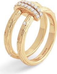 Anabel Aram Jewelry Enchanted Forest Double Stack Ring