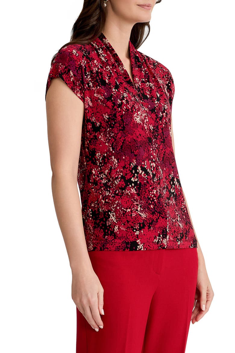 Extended Sleeve Top, Alternate, color, BLACK MULTI
