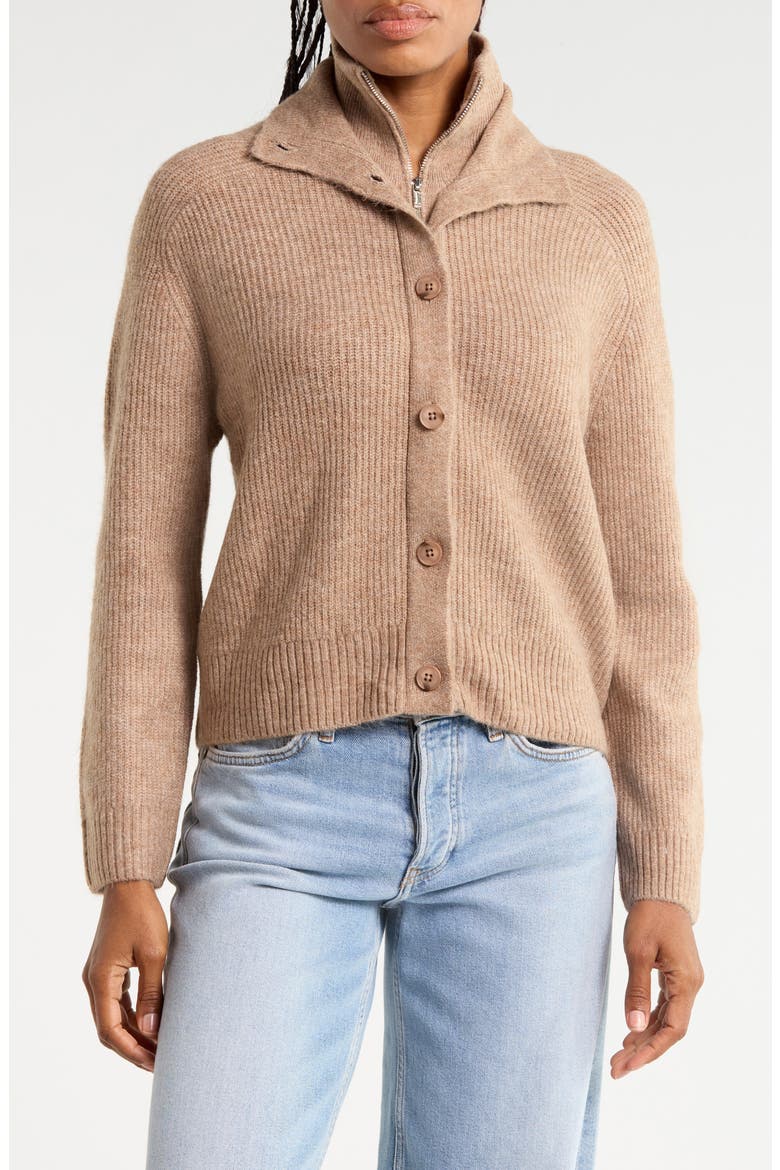 Colorful Button Rug Parker Zip & Button Cardigan (Women) | Nordstromrack