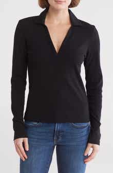 Melrose and Market Knit Polo Top