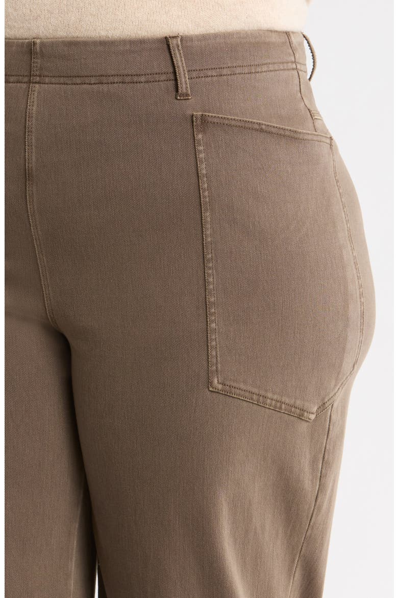 Penelope Pull-On Knit Barrel Jeans, Alternate, color, ANTIQUE WASH SUBTLE GREEN