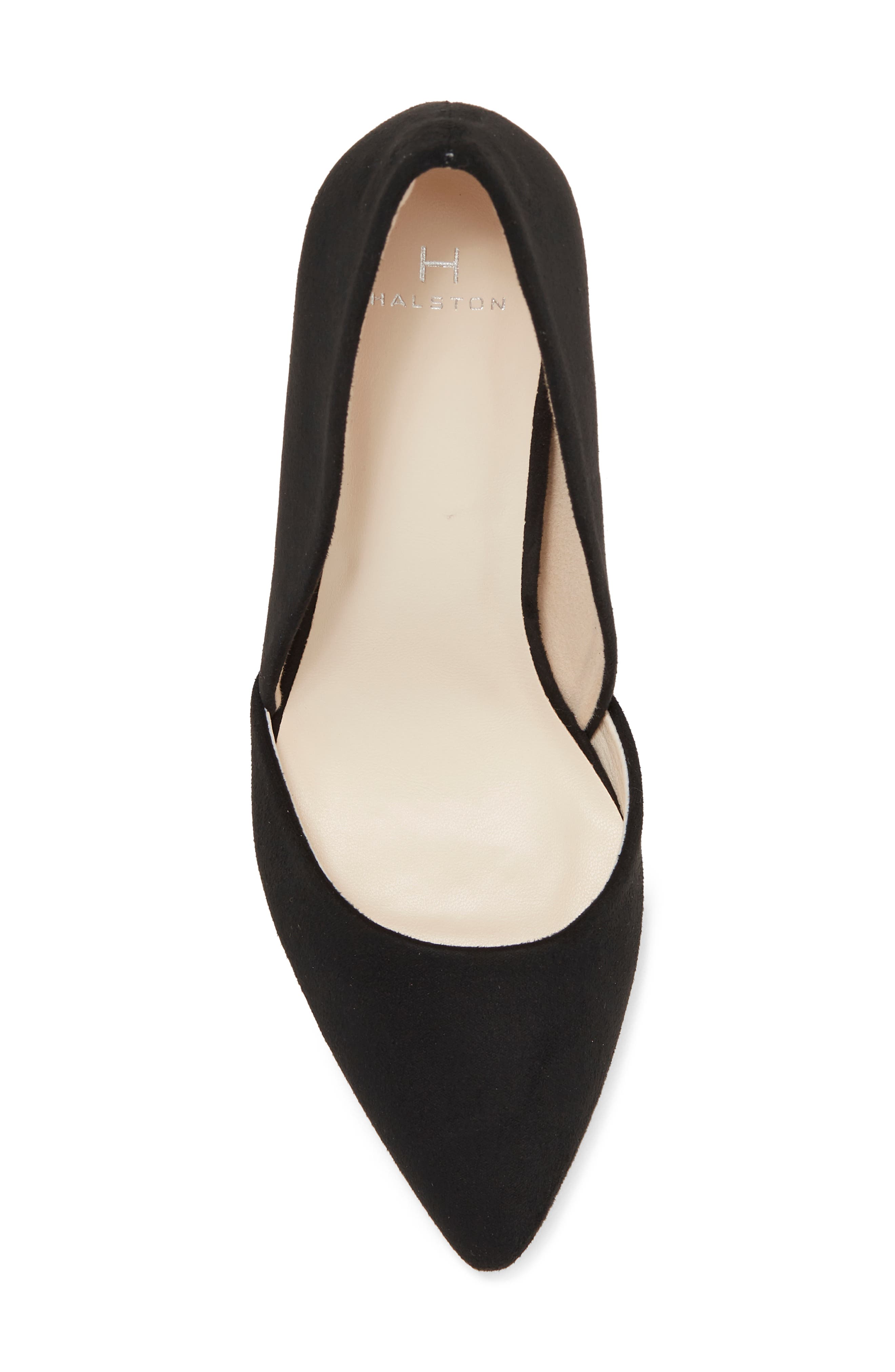H HALSTON Kendall Faux Suede Pump, Alternate, color, 
