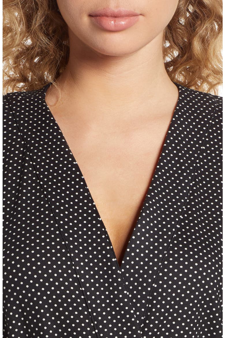 Classic Short Robe, Alternate, color, DOTTY