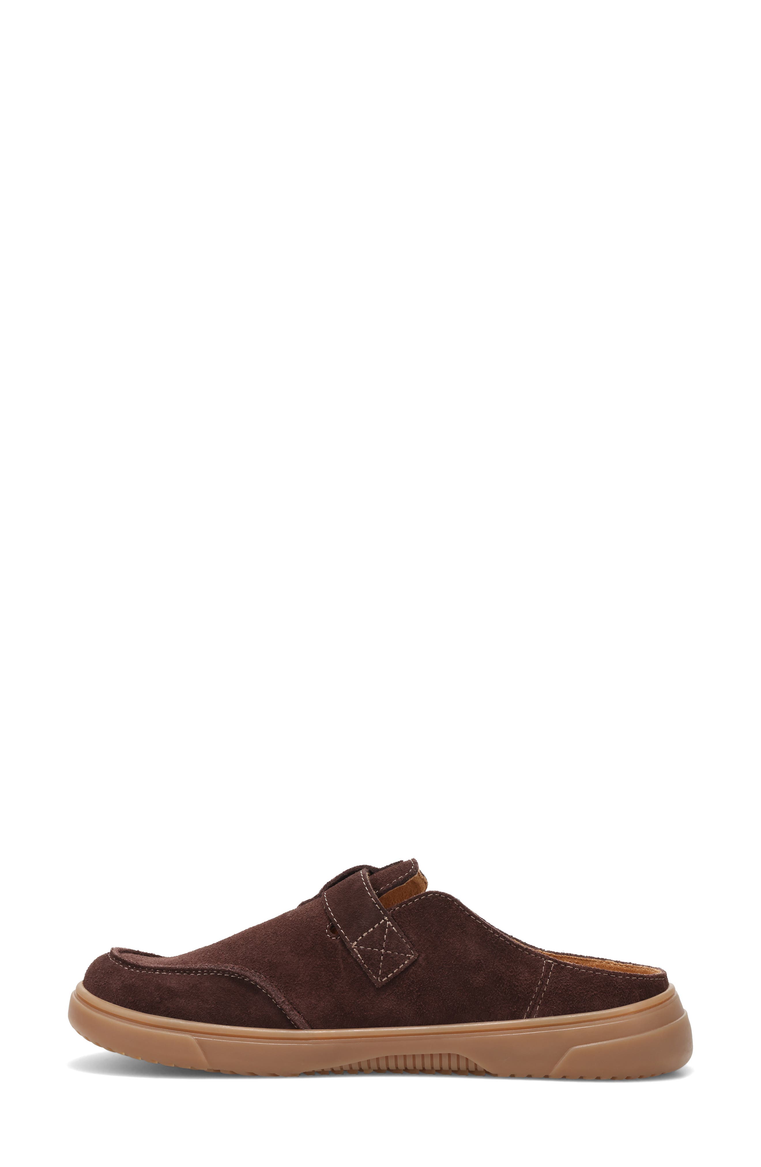 Trivia Leather Mule, Alternate, color, COCOA SUEDE