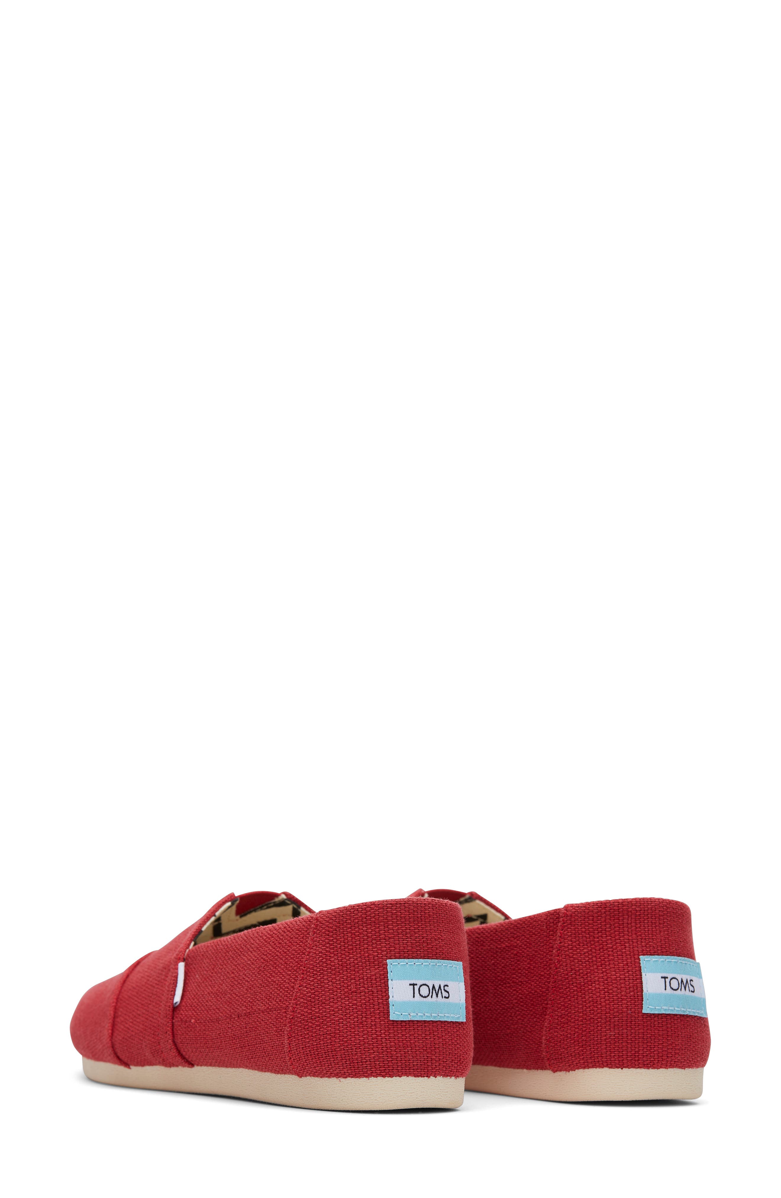 Alpargata Slip-On, Alternate, color, RED FABRIC