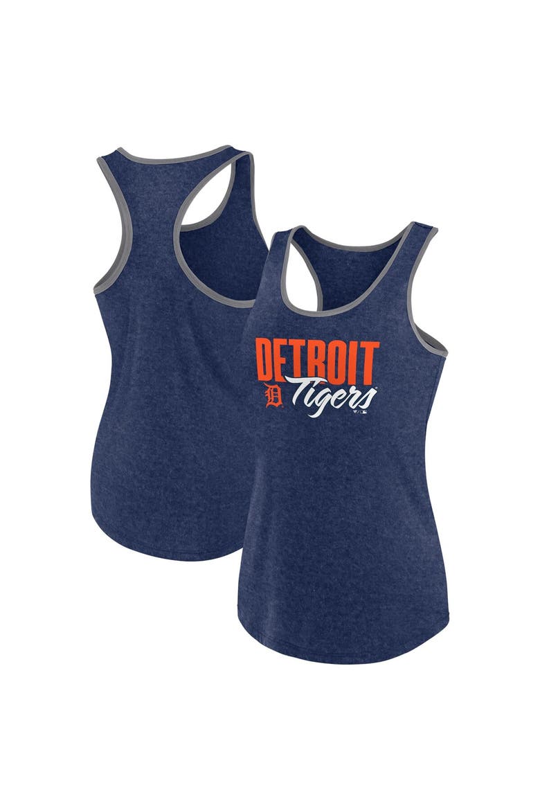 Women's Profile Navy Detroit Tigers Plus Size Tank Top, Alternate, color, Navy