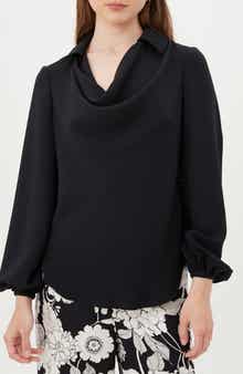 Trina Turk Tanoshi Cowl Neck Top