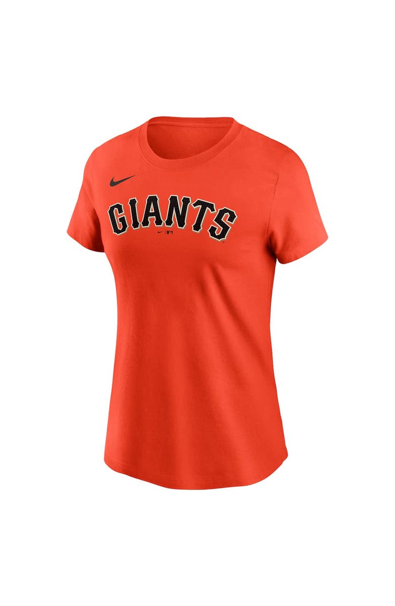 Nike Women's Nike Justin Verlander Orange San Francisco Giants Fuse Name & Number T-Shirt, Alternate, color, Orange