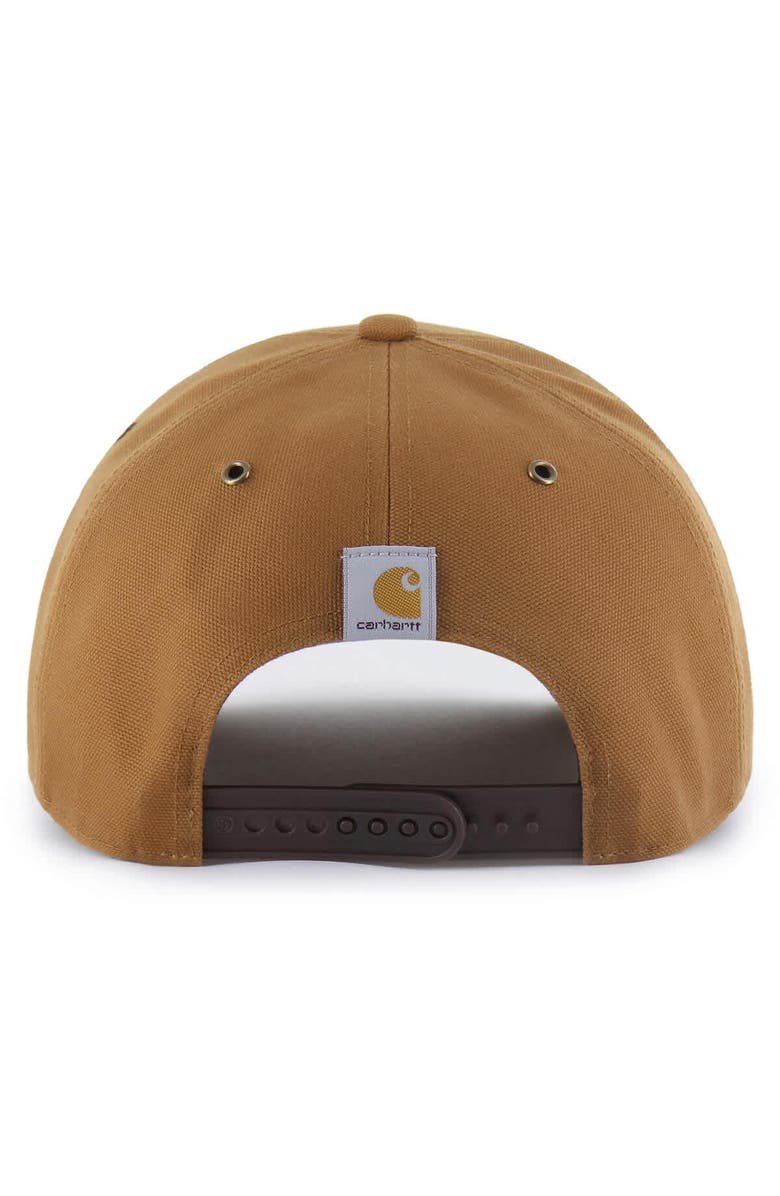 CARHARTT X 47 Men's Carhartt x '47  Brown Miami Marlins Hitch Adjustable Hat, Alternate, color, 