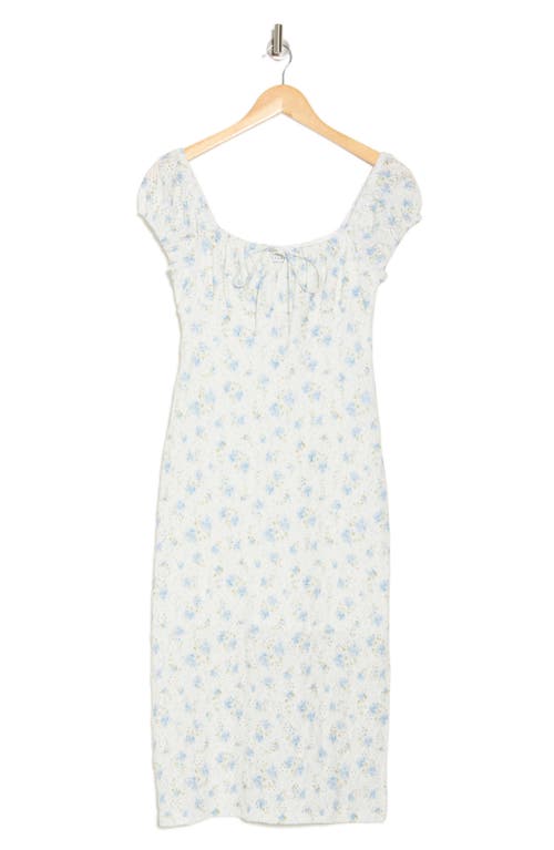 Lush Floral Midi Dress