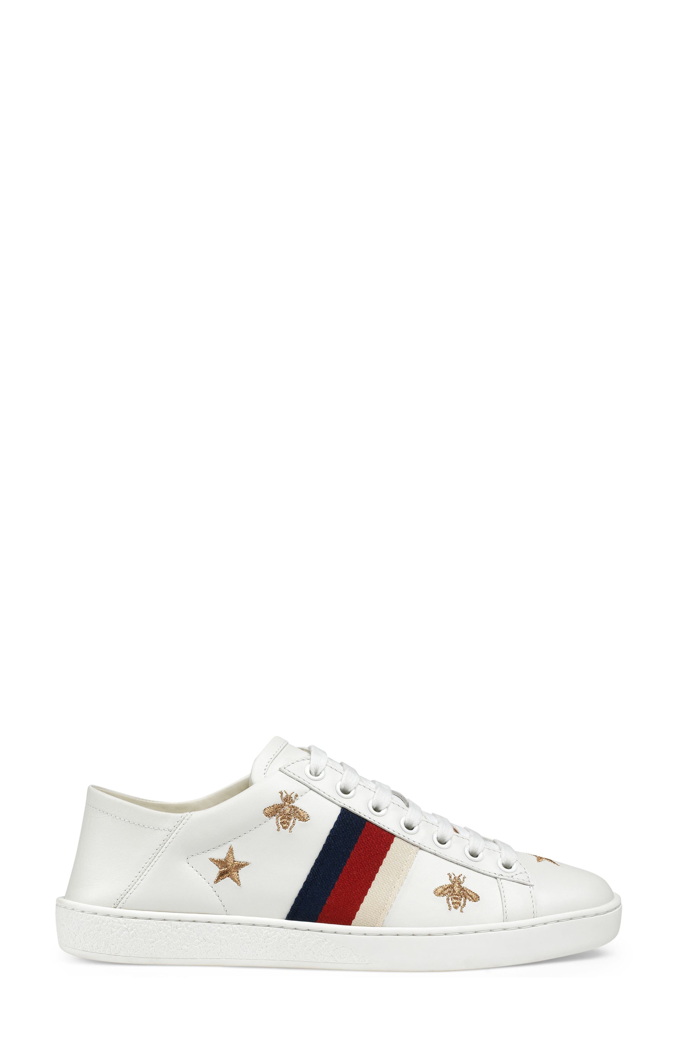 Gucci New Ace Convertible Heel Sneaker, Main, color, 