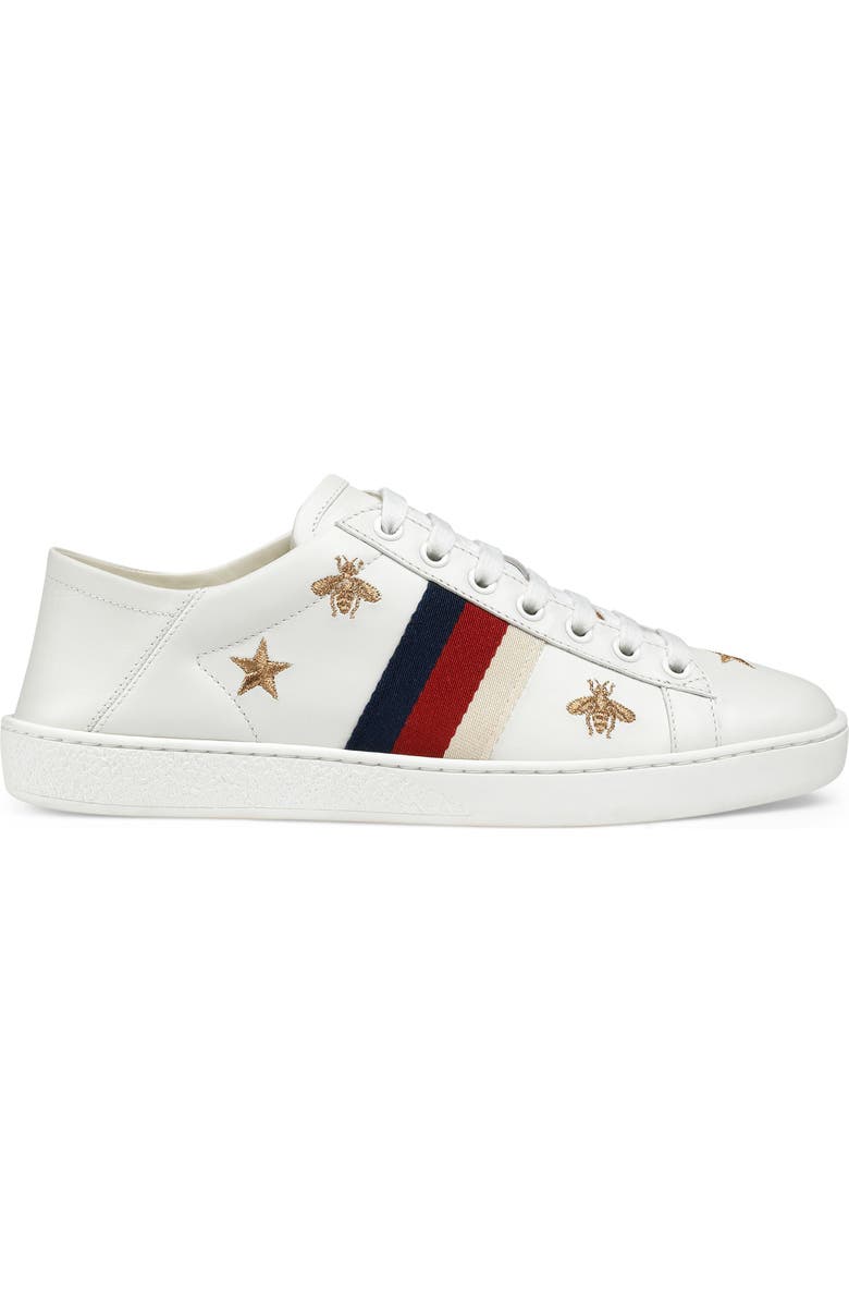 Gucci New Ace Convertible Heel Sneaker, Main, color,