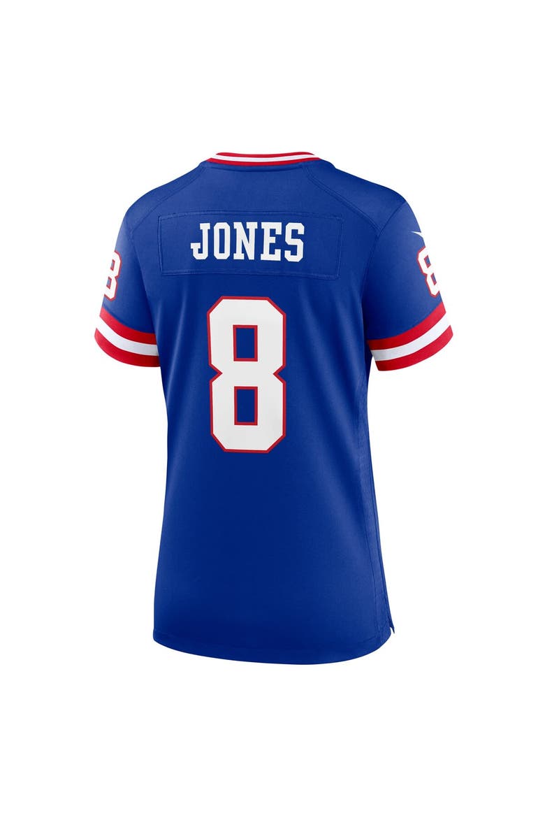 Women's Nike Daniel Jones Royal New York Giants Player Jersey, Alternate, color, Royal