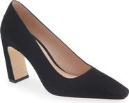 Stuart Weitzman Stassi Croc Embossed Leather Pump