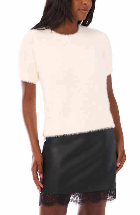 Vince Camuto Short Sleeve Sweater
